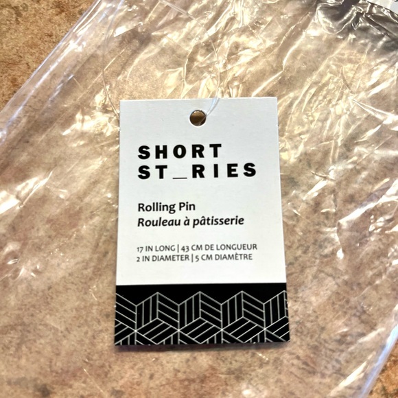 Short Stories Stainless Steel 17” Rolling Pin NWT - Picture 2 of 3